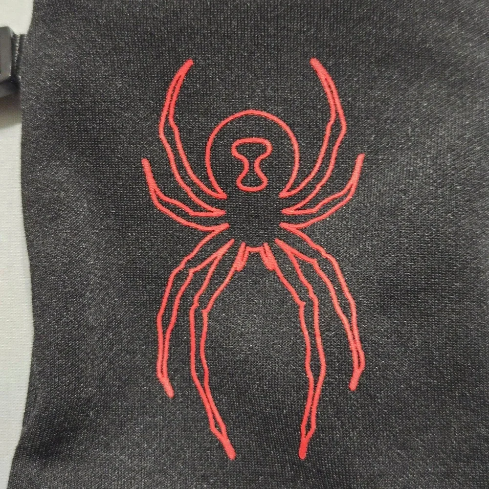 Spyder Performance Gloves Women Small Black Red Embroidered‎ Logo Grippy Palm